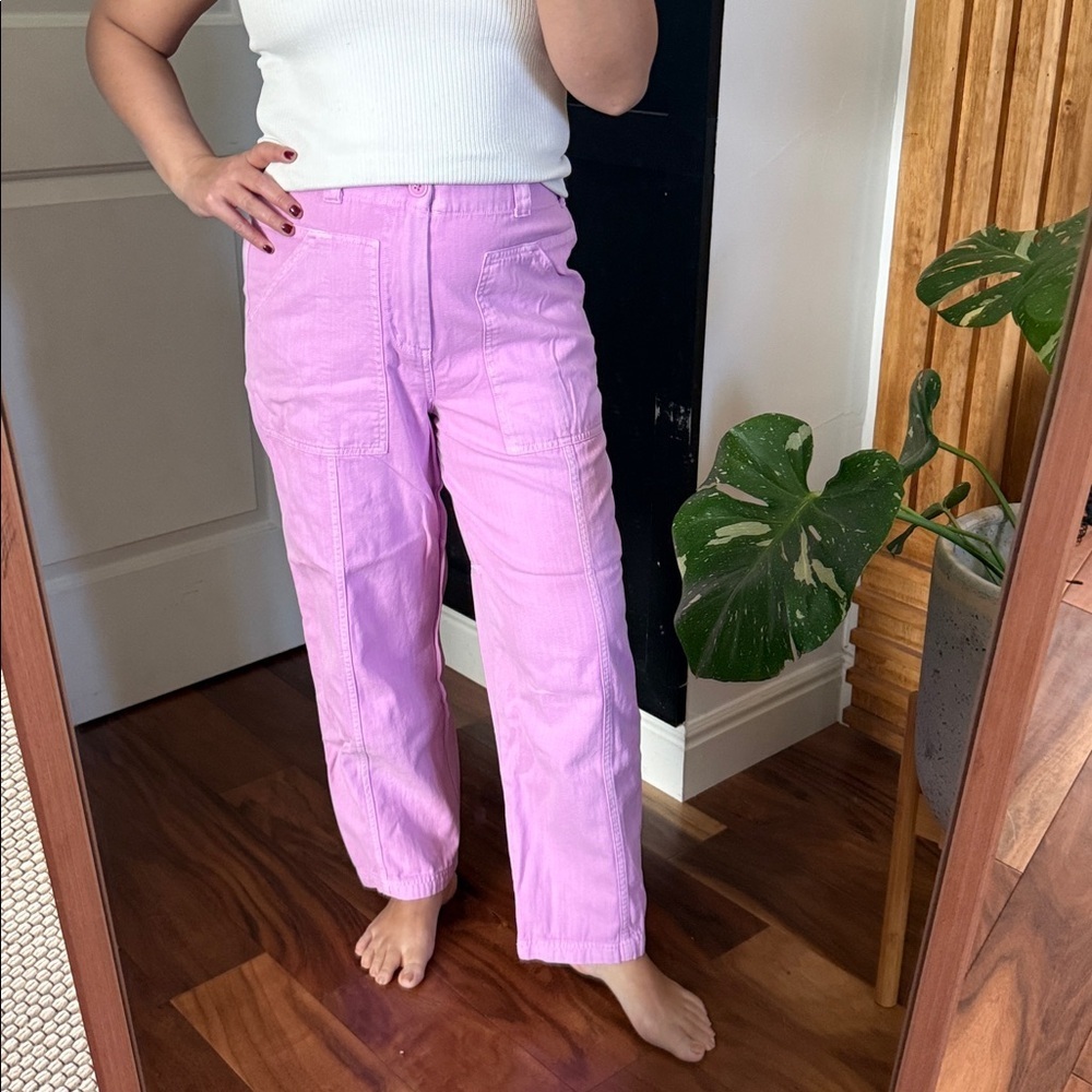 Universal thread Loose Fit Straight Leg Barrel Pants. Size 6 - Picture 8 of 9